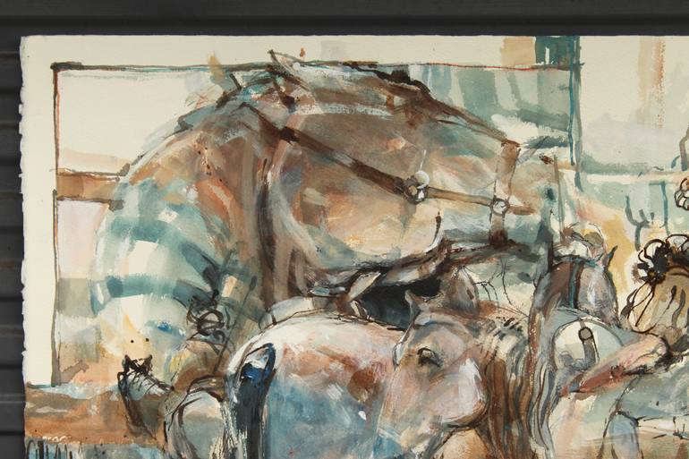 Original Conceptual Classical Mythology Drawing by Tony Belobrajdic