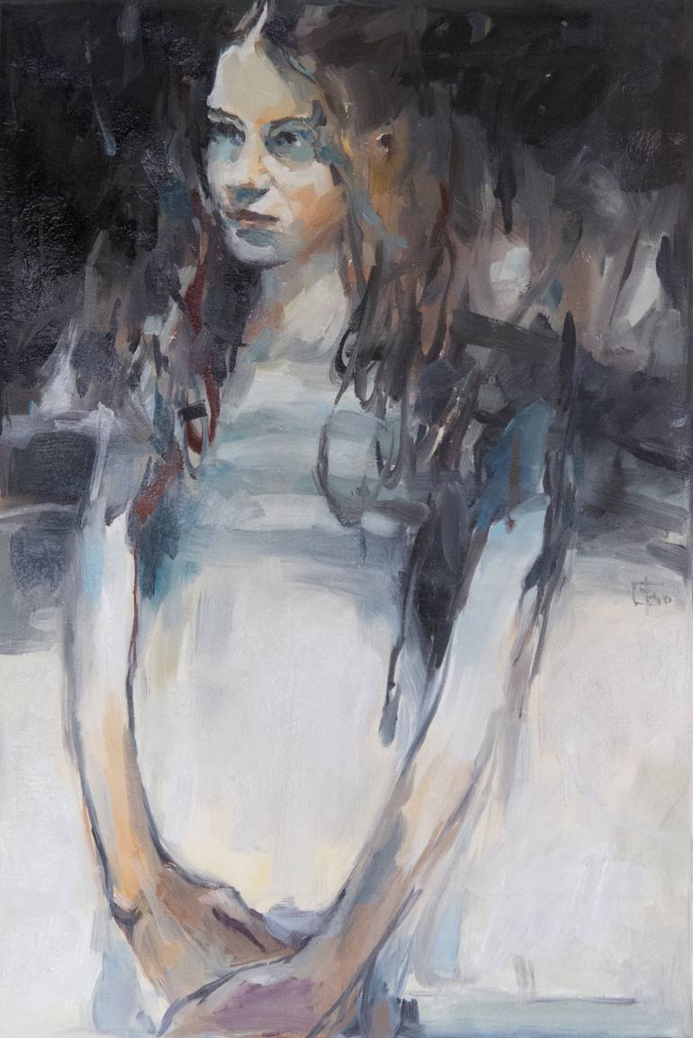 Print of Figurative Portrait Paintings by Tony Belobrajdic