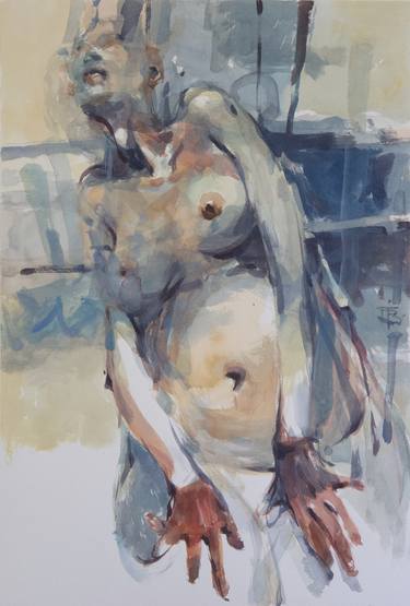 Original Expressionism Body Drawings by Tony Belobrajdic