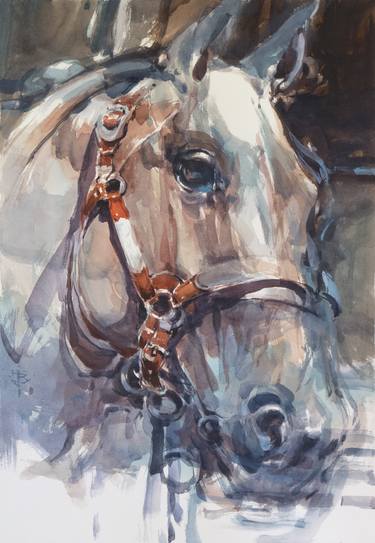 Print of Surrealism Horse Paintings by Tony Belobrajdic