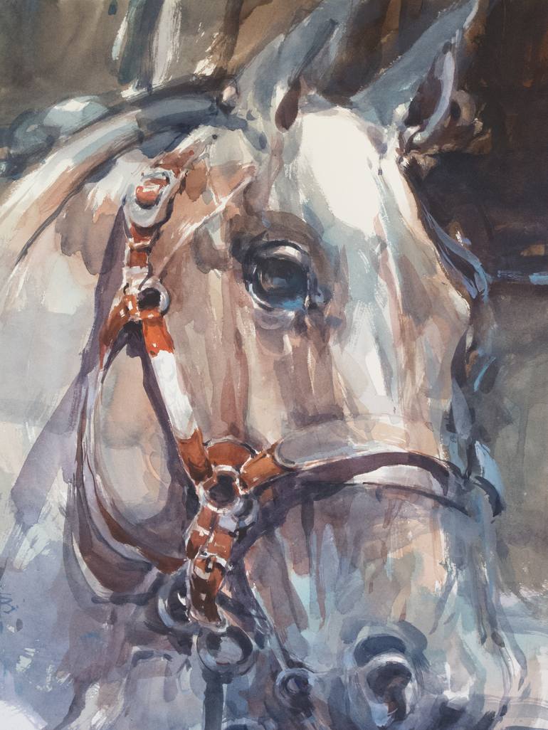 Original Horse Painting by Tony Belobrajdic