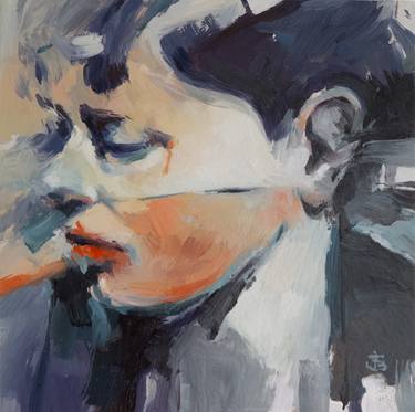 Saatchi Art Artist Tony Belobrajdic; Painting, “Young Boy in Square” #art