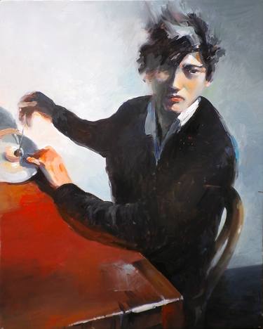 Print of Impressionism Portrait Paintings by Tony Belobrajdic