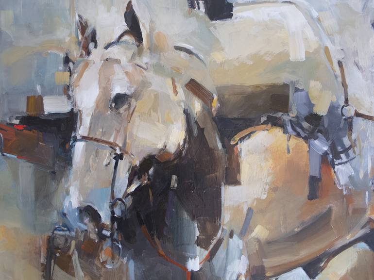 Original Horse Painting by Tony Belobrajdic