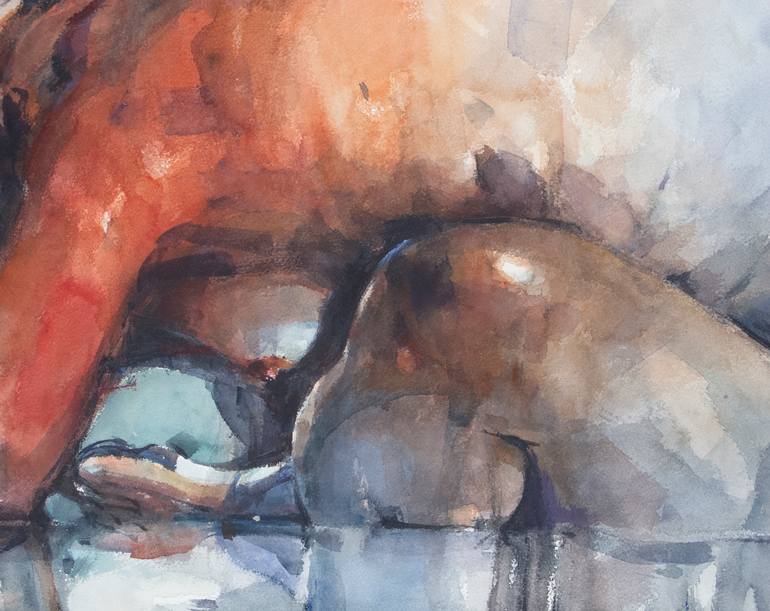 Original Conceptual Nude Painting by Tony Belobrajdic
