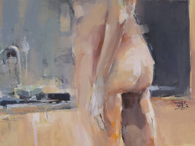 Original Nude Painting by Tony Belobrajdic