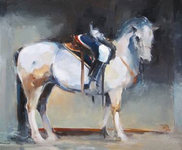 Print of Horse Paintings by Tony Belobrajdic