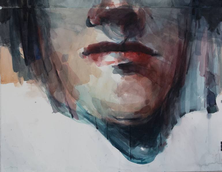 Original Expressionism People Painting by Tony Belobrajdic