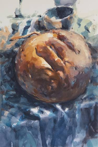 Saatchi Art Artist Tony Belobrajdic; Painting, “Bread 1” #art