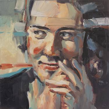 Original Expressionism Portrait Paintings by Tony Belobrajdic