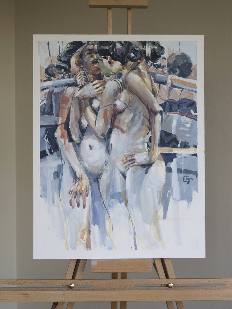 Original Erotic Painting by Tony Belobrajdic