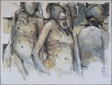 Original Expressionism Erotic Drawings by Tony Belobrajdic