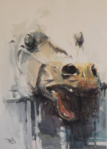 Print of Expressionism Animal Paintings by Tony Belobrajdic
