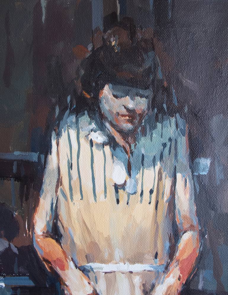 Original Expressionism Animal Painting by Tony Belobrajdic