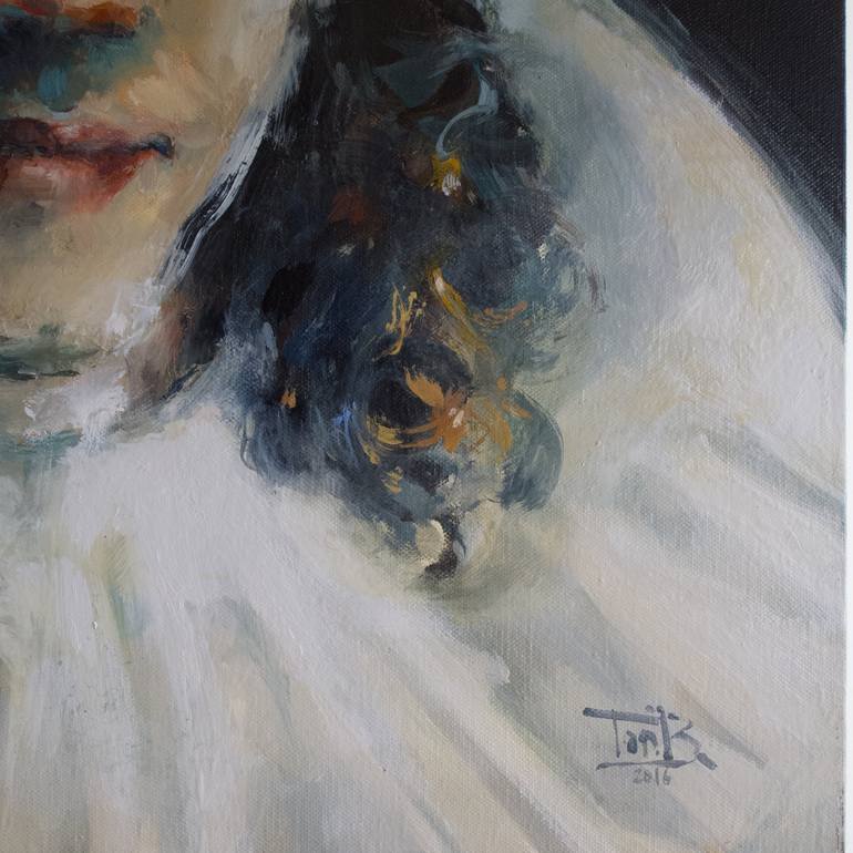 Original Conceptual Portrait Painting by Tony Belobrajdic