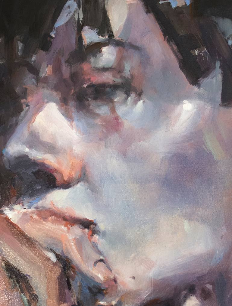 Original Figurative People Painting by Tony Belobrajdic