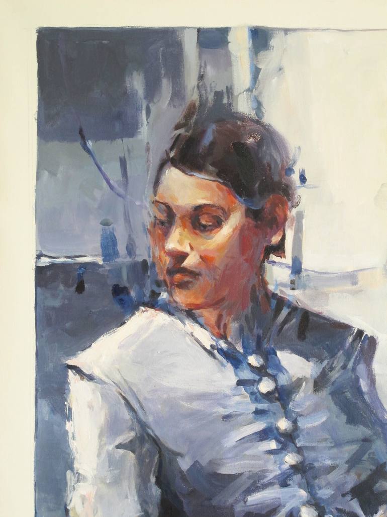 Original Figurative People Painting by Tony Belobrajdic