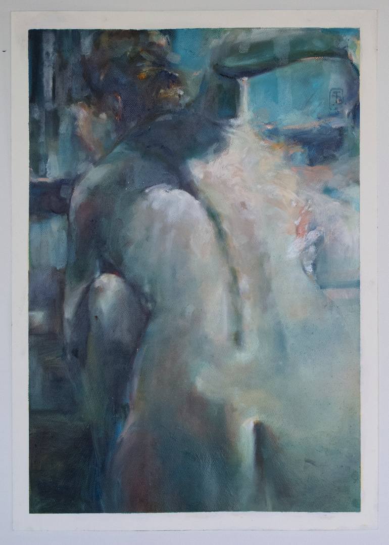 Original Figurative Body Drawing by Tony Belobrajdic