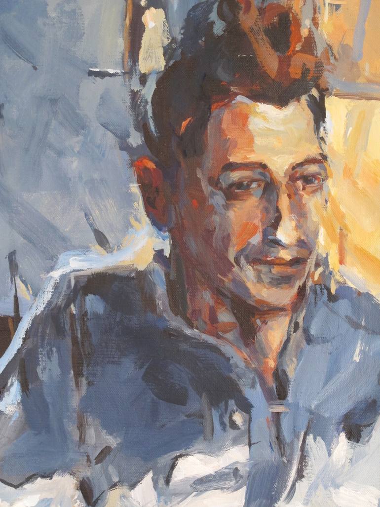 Original Figurative People Painting by Tony Belobrajdic