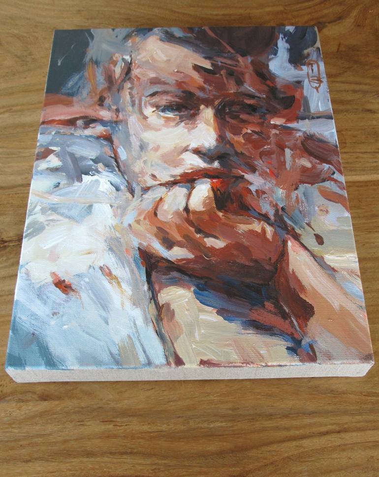 Original Figurative People Painting by Tony Belobrajdic