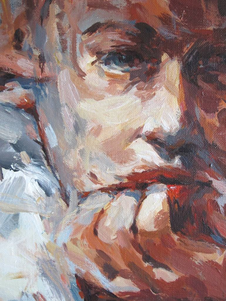 Original Figurative People Painting by Tony Belobrajdic
