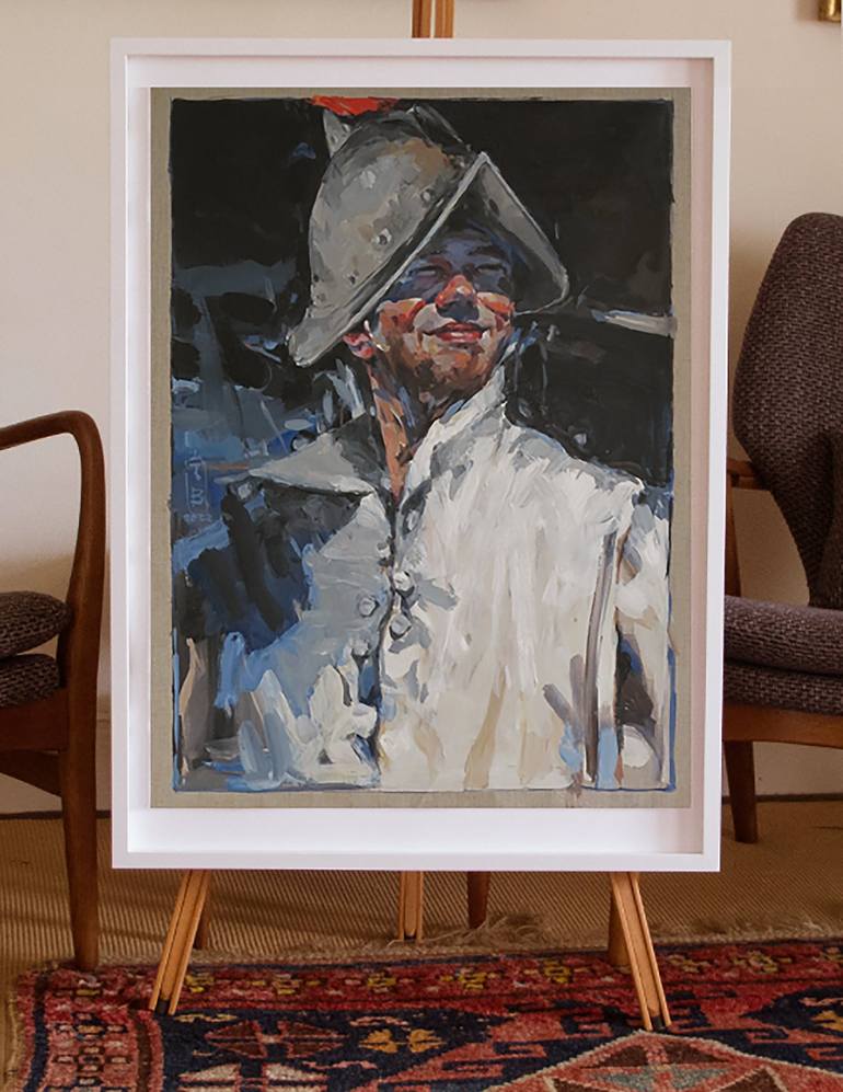 Original Portrait Painting by Tony Belobrajdic