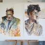 on easel