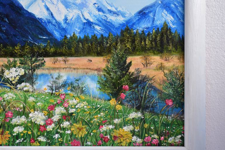 Original Modernism Landscape Painting by Svitlana Kalaidzhy