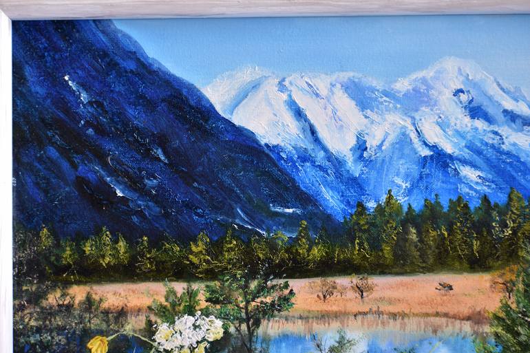 Original Modernism Landscape Painting by Svitlana Kalaidzhy
