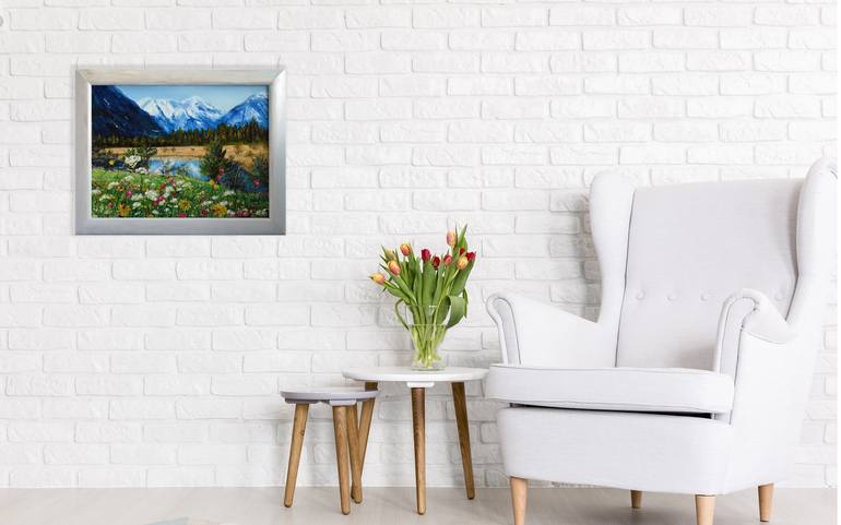 Original Modernism Landscape Painting by Svitlana Kalaidzhy
