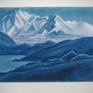 The Sacred Himalayas painting is a pastel on paper inspired by a painting of Roerich.
Blue Mountains Original Pastel on Paper from the series Spiritual Art.
Mountains Roerich’s paintings soothe and heal.
White Mountains wonderful gift for people walking along the spiritual path.
Original Painting is inspirational and inspiring for those who are close to the theme of the Doctrine of Agni Yoga.
*******
The Sacred Himalayas.
Dry Pastel.
2018.