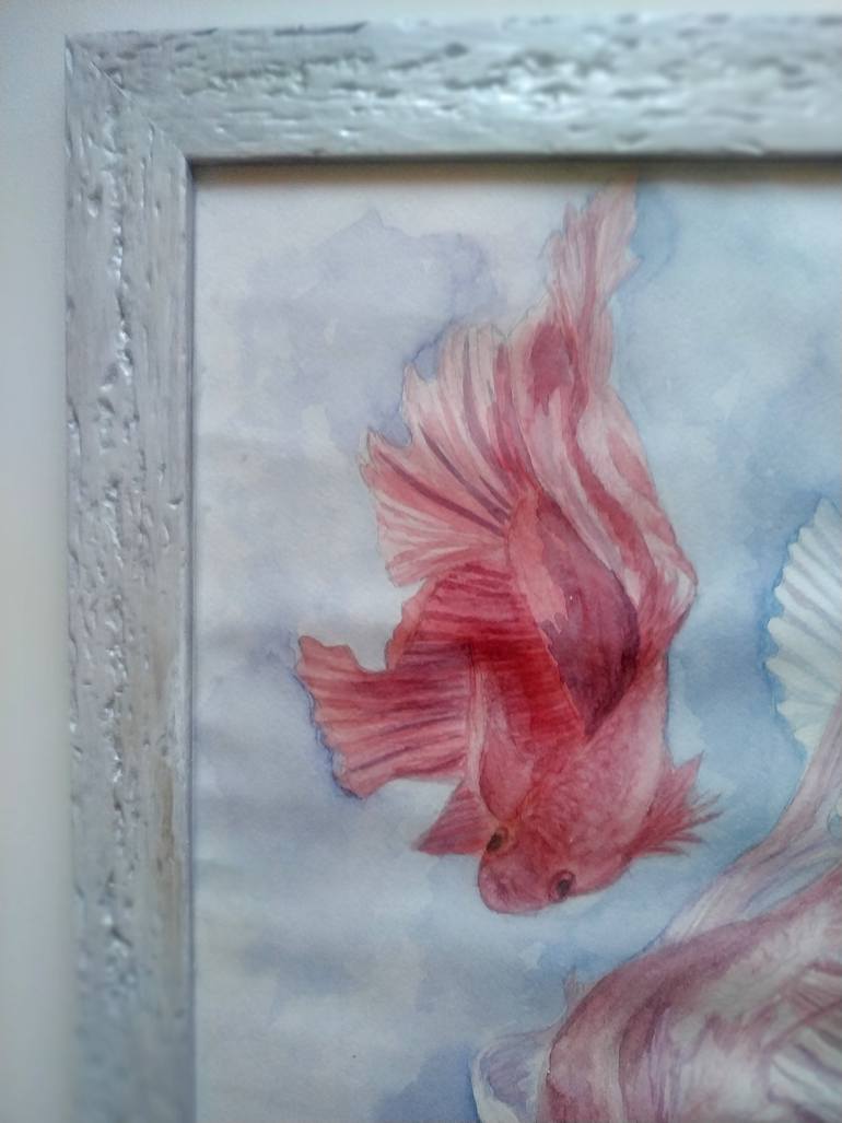 Original Illustration Animal Painting by Svitlana Kalaidzhy