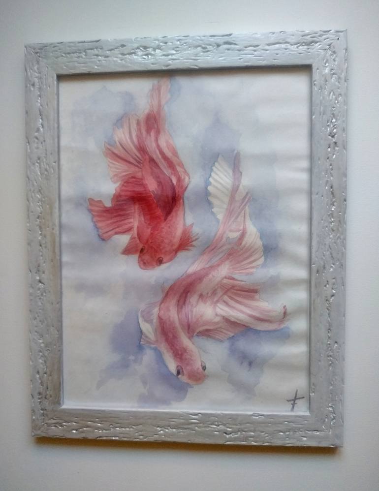 Original Illustration Animal Painting by Svitlana Kalaidzhy
