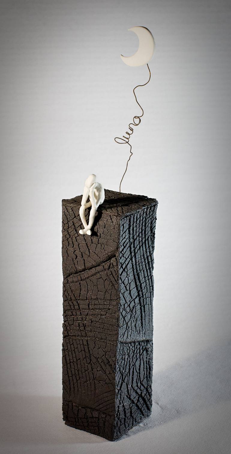 Original Conceptual People Sculpture by Inaki San