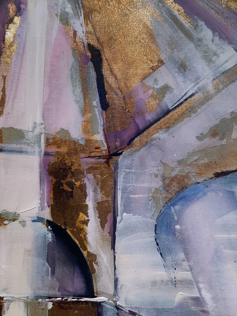 Original Art Deco Architecture Painting by Elena Starostina