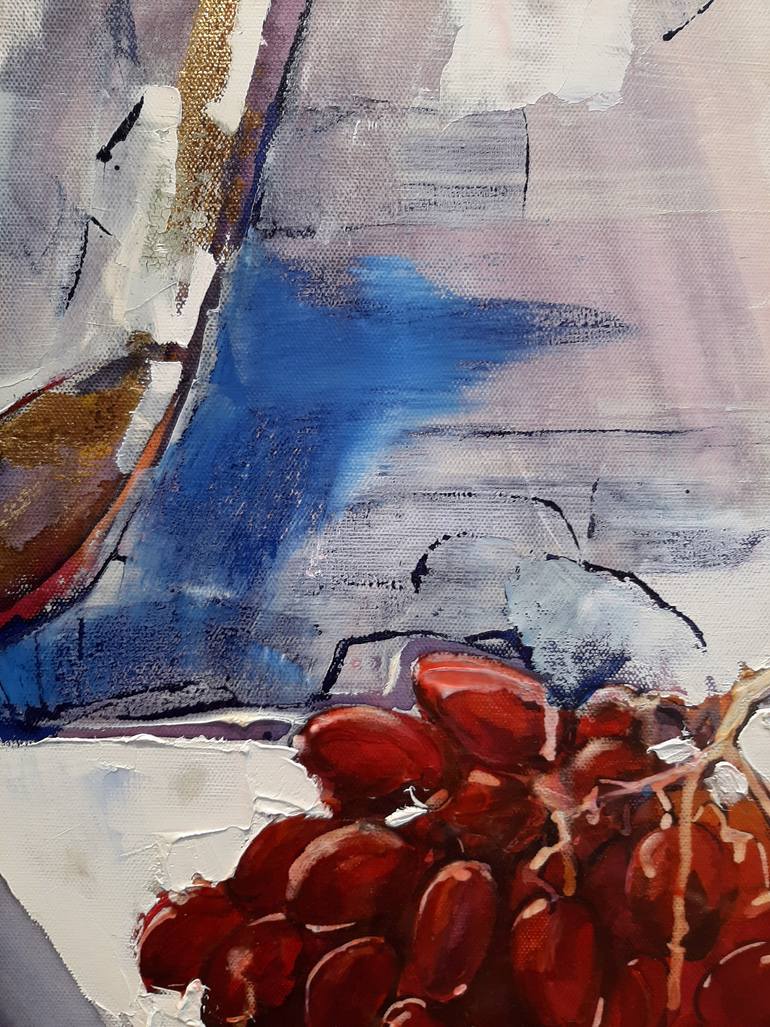 Original Art Deco Architecture Painting by Elena Starostina