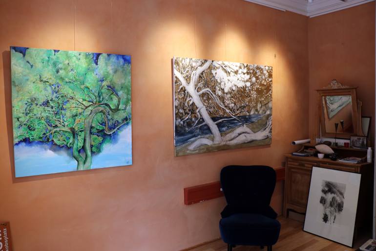 Original Impressionism Nature Painting by Elena Starostina