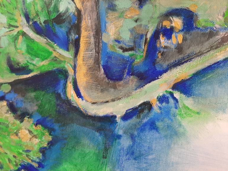 Original Impressionism Nature Painting by Elena Starostina