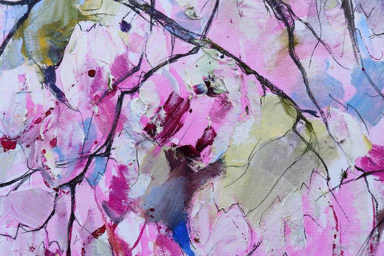 Original Impressionism Floral Painting by Elena Starostina