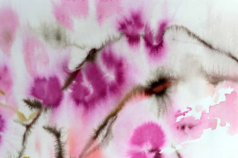 Original Impressionism Floral Painting by Elena Starostina