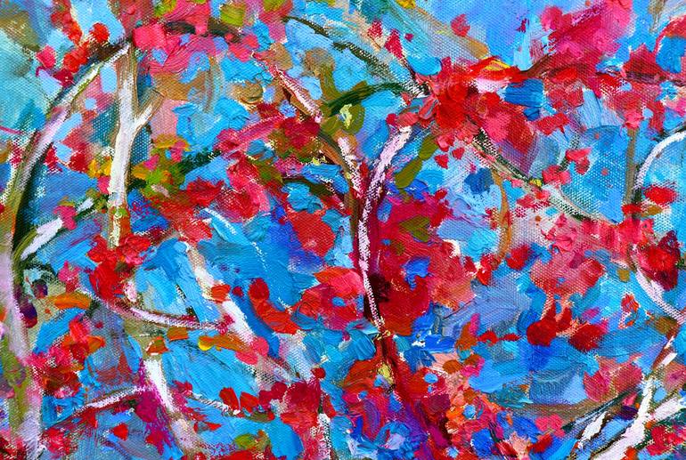 Original Impressionism Floral Painting by Elena Starostina