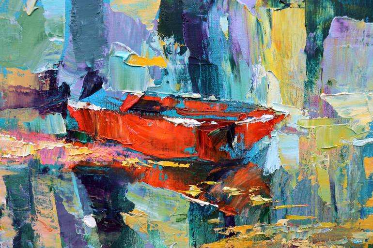 Original Impressionism Nature Painting by Elena Starostina