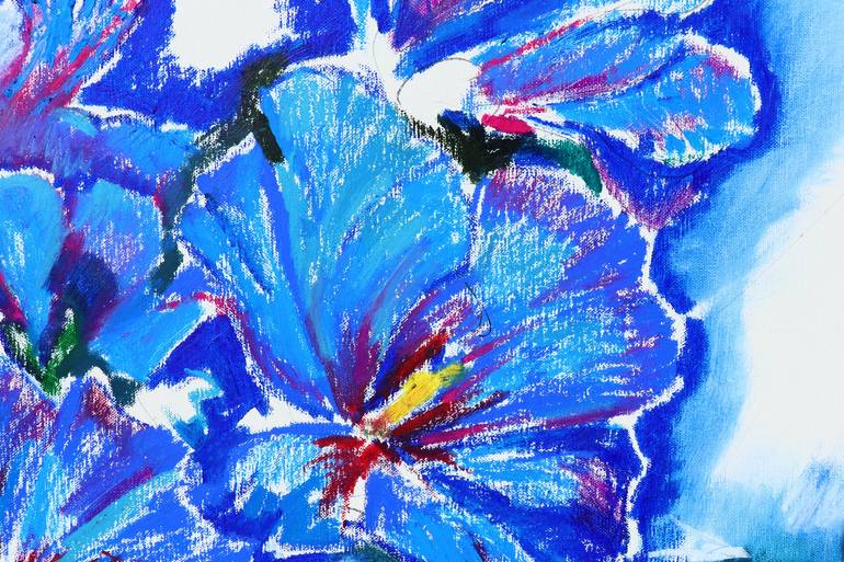 Original Impressionism Floral Painting by Elena Starostina