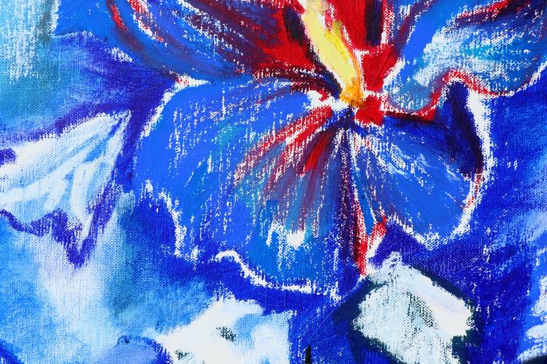 Original Impressionism Floral Painting by Elena Starostina