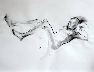 Original Figurative Nude Drawings by Elena Starostina