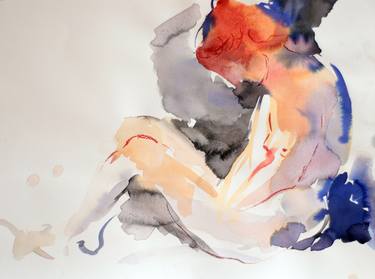 Original Figurative Nude Drawings by Elena Starostina