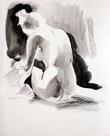 Original Nude Drawings by Elena Starostina