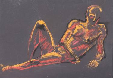 Original Figurative Nude Drawings by Elena Starostina