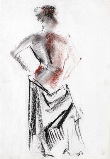 Original Nude Drawings by Elena Starostina