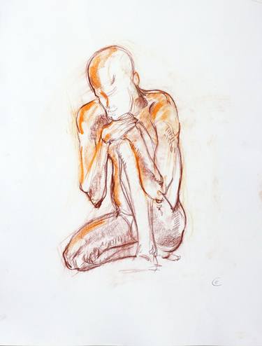 Original Nude Drawings by Elena Starostina